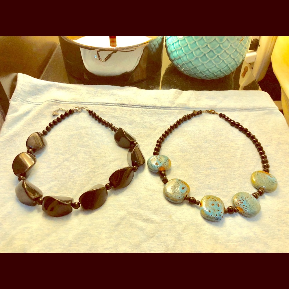Chunky statement necklaces